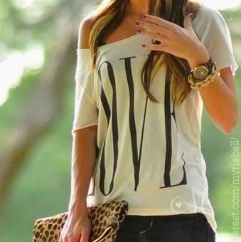 Off the shoulder blouse